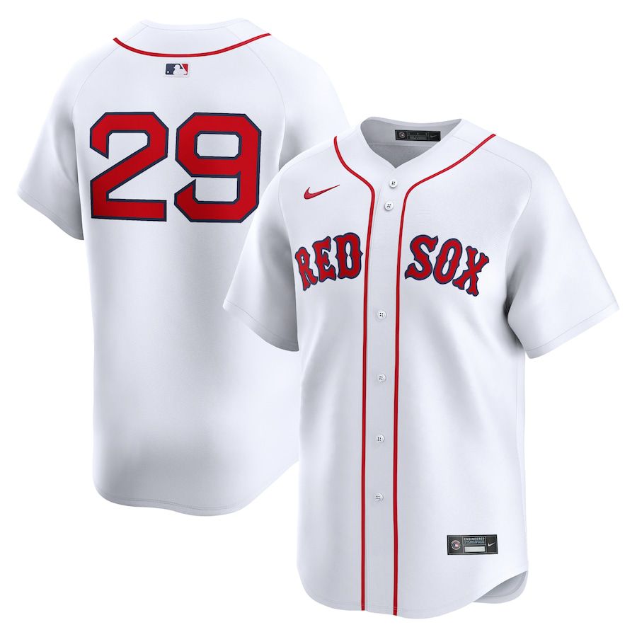 Men Boston Red Sox #29 Bobby Dalbec Nike White Home Limited Player MLB Jersey